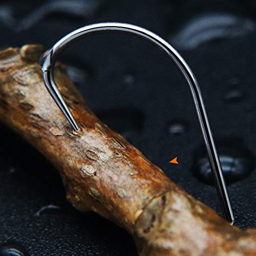 100Pcs Ami da Pesca Senza Ardiglione in Lega di