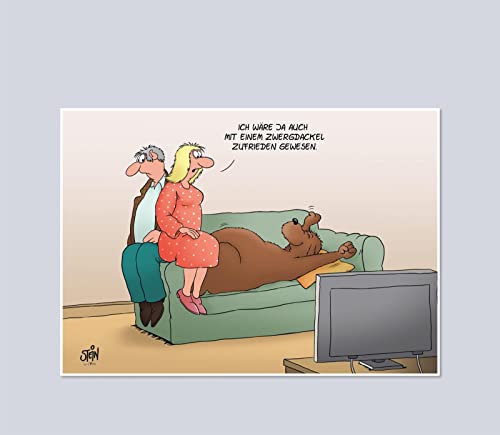 Uli Stein für Tierfreunde: Ach du dicker Hund: Lustiges Geschenkbuch für Hundebesitzer mit unverwechselbaren Cartoons im Stil von Uli Stein