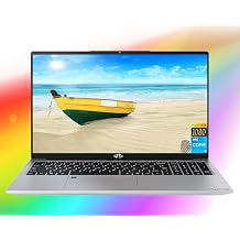 NIMO AI-Powered Laptop | 17" FHD Computer | 32GB RAM | 1TB SSD | Intel 6-Core i3 CPU | Webcam | 65W Type-C | Wi-Fi | Bluetooth | Backlit Keyboard | Fingerprint | Windows 11 | Copilot Ready | Silver