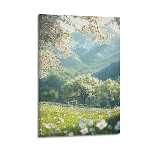 Art mural de prestige ZOGJIN affiche prairie de montagne tableau moderne en toile 40x60cm