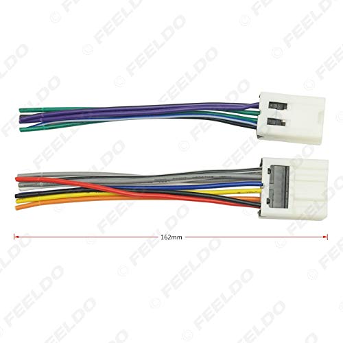 5Pair Car Radio for Audio Power Wiring Harness Adapter Plug for Old for Nissan Micra Patrol Skyline Sunny Primera #FD-2955