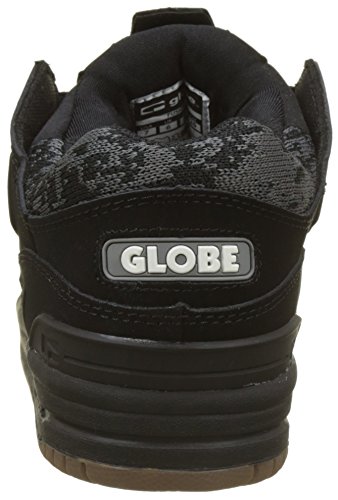 Image of Globe Fusion, Men's Skateboard Shoe, Black Black Camo Jacquard 0, 10.5 UK