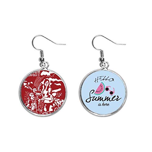 Pendientes de sandía el día de los maestros un regalo de verano original