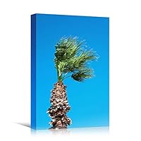 Canvas Wall Art Tree Against Sky Living Room Multicolor Nature Photography Relax/Calm Trees Tropical - 12x18 inches