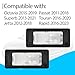 2 Pcs License Plate Light Compatible with Passat/Touran/Rapid/Octavia/Superb/Jetta Replace 56D943021