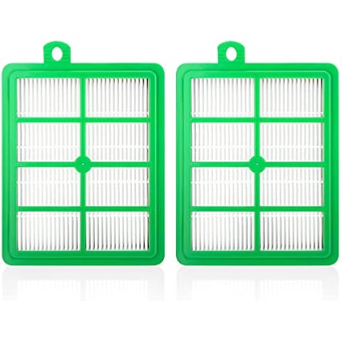 Anewise Hepa Filter for Electrolux Harmony Oxygen Eureka Sanitaire EL4335A H12 EL6985 EL012B EL012W EL6988 EL5010 HF12 HF1 Upright/Canister Vacuum Filters (2 PCS) Cover