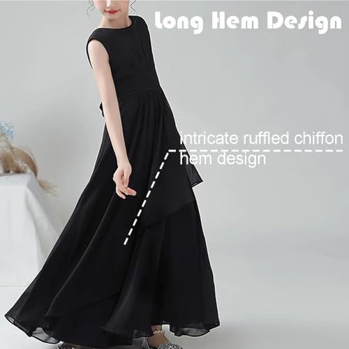 Lace Appliques Dresses for Girls Sleeveless Wedding Guest Ball Gown Cocktail Formal Long Dresses Mermaid3