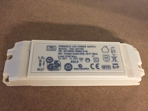 VIG LED Driver K26-30T700 26-45V 700mA 32W Treiber Trafo Transformator dimmbar