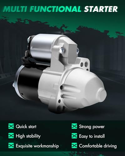Image of SCITOO Starters Compatible for Chrysler Sebring for Dodge Avenger 2008-2010 2.4L /Caliber 2007-2009 1.8L 2007-2011 2.4L 2007-2012 2.0L eep Compass /Patriot 2007-2017 2.0L 2.4L SMT0341 17994