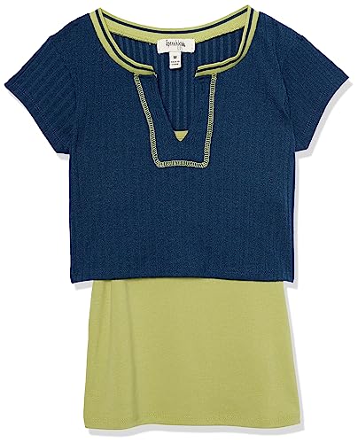 Speechless Girls Tank Top and Cropped Short Sleeve 2 Piece Set T-Shirt