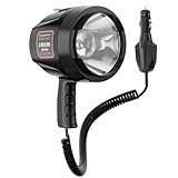 GOODSMANN Spotlight Corded Spot Lights for Boats 1200 Lumen Halogen 12V DC Handheld Spotlight 9924-0011-15