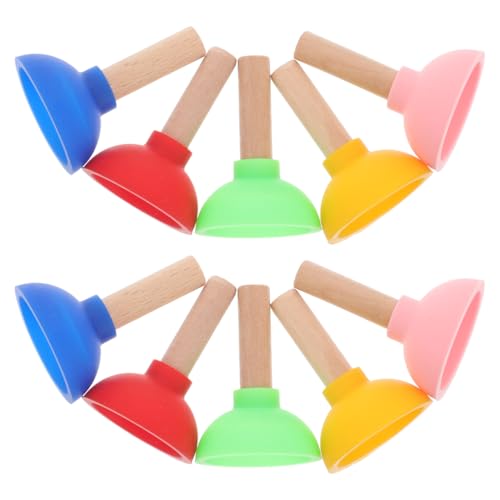 HEMOTON 10 Stück Requisiten Saugnäpfe Mini Ornamente Mini Pömpel Requisite Niedlicher Toiletten Pömpel Badewannen Pömpel Einzigartiger Toiletten Pömpel Saugwerkzeug Pömpel