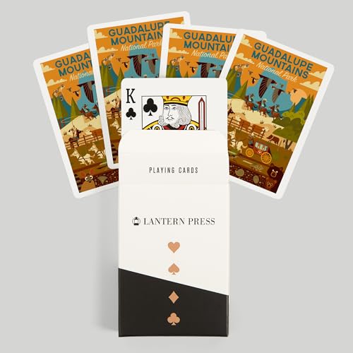 Baraja de Póker Lantern Press Guadalupe Mountains 52 cartas miniatura 6