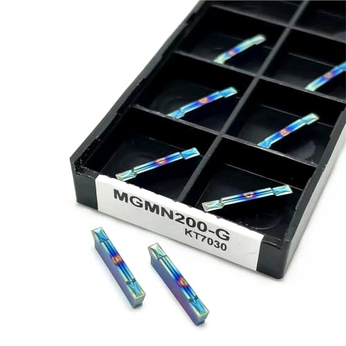 Plaquita MGMN150-G ranurada azul para mecanizar acero duro sin roturas 7