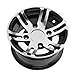 shenruifa 10 Inch ATV Wheel Rim, Universal High Strength ATV Aluminum Alloy Rim for ATVs Go Karts Cart 4 Wheel Vehicles (Front Wheel)