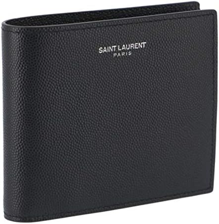 Amazon Saint Laurent Paris サンローランパリ 財布 メンズ Toile Monogramme Saint Laurent 2つ折り財布 Nero Bty0n 1000 並行輸入品 財布