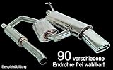 Hervorragende Qualität Friedrich Motorsport Gruppe A Anlage Sportauspuff Master of Sound Seat Leon 1P 1.2l TSI 77kW / 1.4l 16V 63kW / 1.6l 75kW / 1.6l TDI 66/77kW / 1.9l TDI 66/77kW / 2.0l FSI 110kW / 2.0l TDI 100/103kW Baujahr: ab 2005
