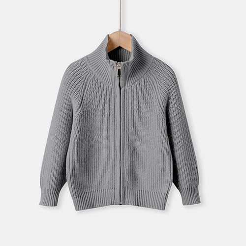 Boys Girls Cable Knit Cardigan Sweater Full Zip Long Sleeve Chunky Sweater Outerwear Kids School Uniform Fall Winter Jackets3