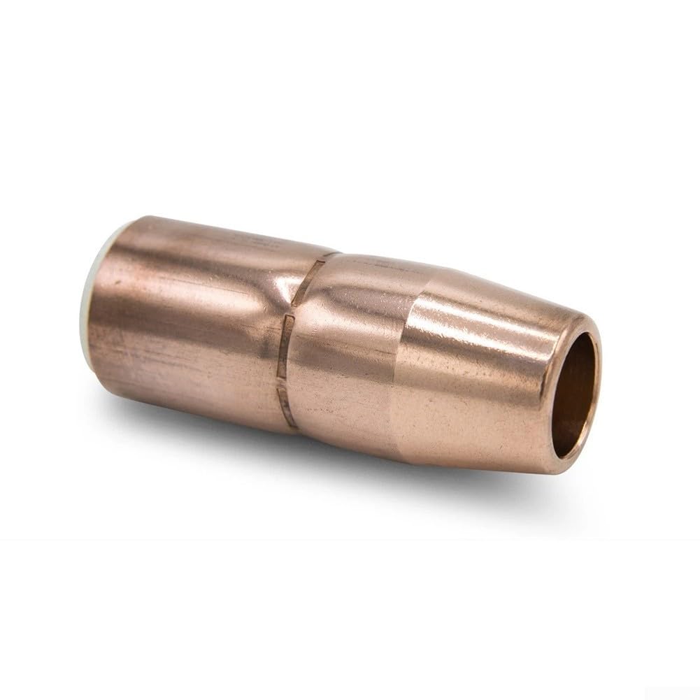 2 ugelli per saldatura MIG in rame per Miller N-A5800C, AccuLock S e D-MA250, 5/8" Orifice, 7,1 cm di lunghezza