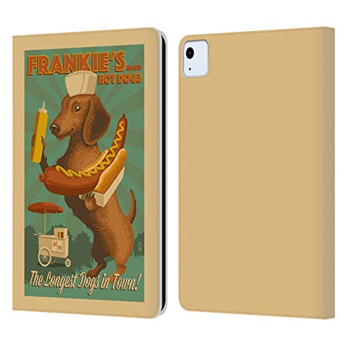 Étui en cuir iPad Air 2022 Lantern Press Collection Chien au fini soigné