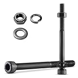 BNUOK (30 Sets) M5 x 60mm Hex Socket Head Cap Screws Bolts and Nuts, Flat & Lock Washers Kits, 12.9 Grade Alloy Steel, Allen Socket Drive,Black Oxide Finish, with Hex Spanner