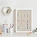 DAHAPYBOO Cork Board with Linen White,Bulletin Board 17