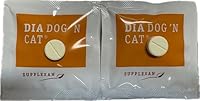 Herbagarten Wurmmittel-Set: Wurmkur Hund, Hilfe bei Entwurmung 2 Tabletten + 2 x Dia DOG'N CAT Hunde, diätetisches Mittel bei Durchfall