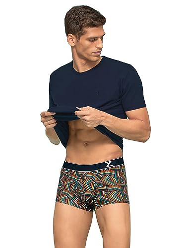 Image of XYXX Anti-Bacterial, Odour-Free Cotton Stripes Parallax Trunks for Men
