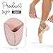cobee 2Pairs Pointe Shoe Toe Pads, Toe Pad for Pointe Shoes, Ballet Toes Pad High Heels Toes Caps Toeing Pads, Ballet Dance Shoe to e Protector Accessories for Women Dancers(Style B)