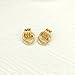 Trendy Chunky Knot Earrings for Women Gold Geometric Big Earrings Elegant Statement Lightweight Hypoallergenic Dangle Drop Fashion Jewelry