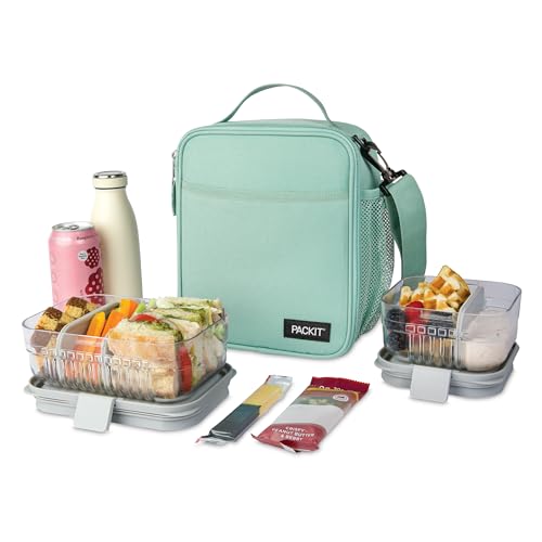 PackIt Crossbody Lunch Box Sage