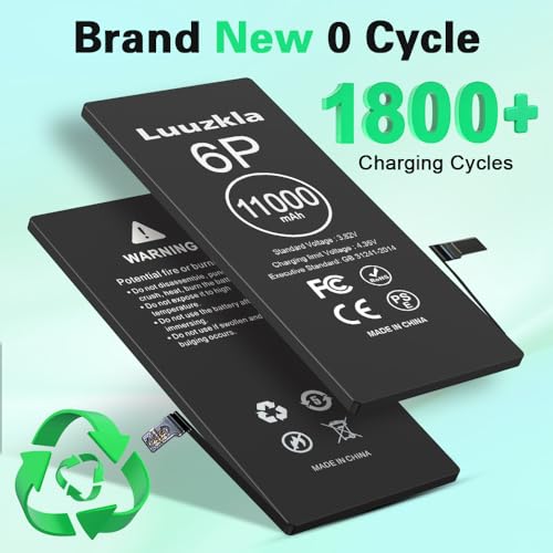 Luuzkla 11000Mah (2024 New Upgrade) Battery Compatible With Iphone 6 Plus thumb #5
