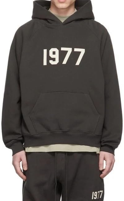 ESSENTIALS Pullover Hoodie Cotton Blend Adult Men Oversized, baggy fit. - Image 2