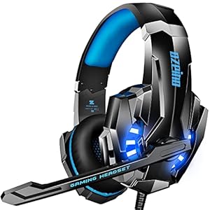 OZEINO Gaming Headset für PS4 PS5 3D Surround Sound Noise Cancelling Kopfhörer Mit Mikrofon Für PC Xbox One Switch with…