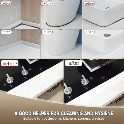 Image of Waterproof Self Adhesive Caulk Tape 1.5 inch x16.5 FT Instant Sealant Tape for Bathroom Sink Shower Pipe Joints Heavy-Duty No Residue Indoor Outdoor Waterproof Seal Tape