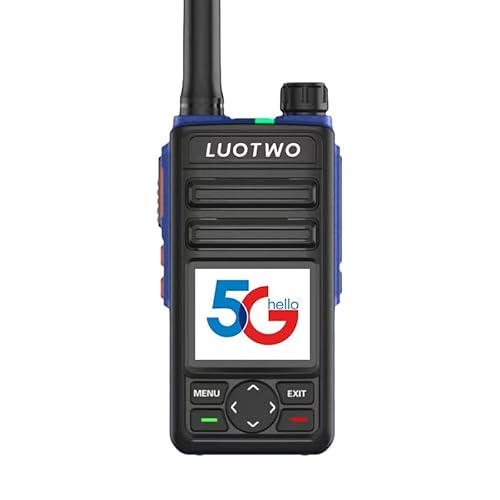 LUOTWO V1-V1 Talkie-walkie mondial avec application longue portée radio bidirectionnelle interphone national support WiFi Bluetooth IP45 étanche Type-C rechargeable portable