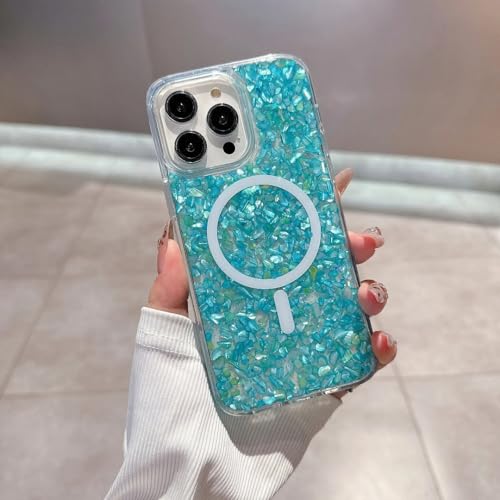 Coque de Protection magnétique pour iPhone 15Pro Max en silicone souple de luxe bleu