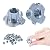 1/4"-20 T-Nuts | 100pc | by Bolt Dropper, Pronged Tee Nut. for Wood, Rock Climbing Holds, Cabinetry
