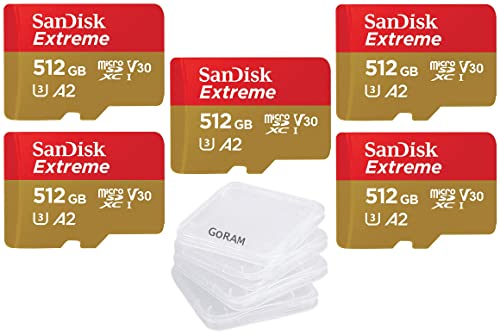 SanDisk 512GB Extreme microSDXC 190MB/s UHS-I [J[h SDSQXAV-512G-GN6MN GoRAMvX`bNP[X5(512GBA5pbN)