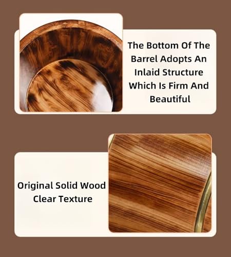 Masajeador Spa de Pies de Madera Natural 15.7 in miniatura 6