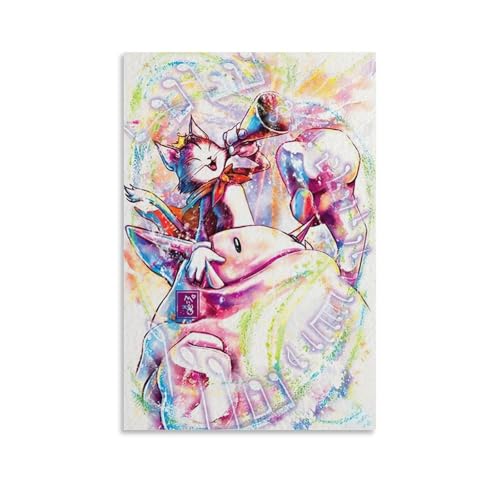 �t�@�C�i���t�@���^�W�[ �r�r�E�I���j�e�B�A �|�X�^�[ (3) �E�H�[���A�[�g �L�����o�X ��� �摜�̊G �Ǌ|�� ���� �z�[������08x12inch(20x30cm)