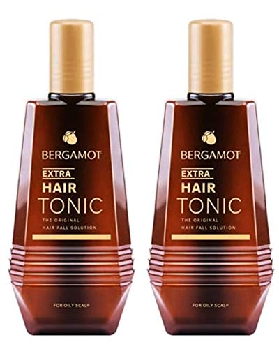 BERGAMOT Extra Hair Tonic For Oily Scalp - 100 ml x 2.
