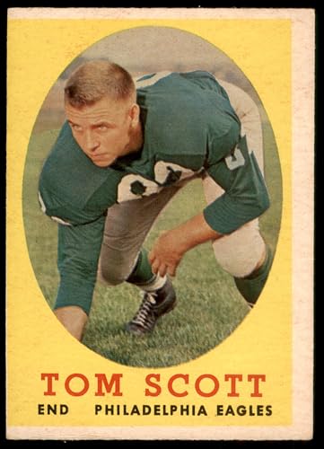 1958 Topps #125 Tom Scott Philadelphia Eagles (Football Card) VG Eagles Virginia