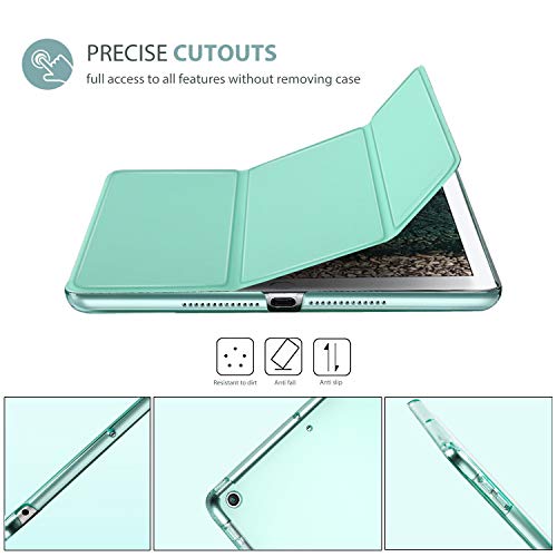 Image of ProCase Smart Case for iPad 9.7 Inch iPad 6th /5th Generation 2018 2017(Model: A1893 A1954 A1822 A1823), Ultra Slim Lightweight Stand Cover with Translucent Frosted Back -Mint