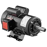VEVOR 5 HP Electric Motor, 1725RPM Air Compressor Motor, CW/CCW Rotation, 1.125 inch Shaft Diameter, 2.75inch Shaft Length, 20.7N.m Torque, Single-Phase, ODP Cooling, 230V, 184T Frame