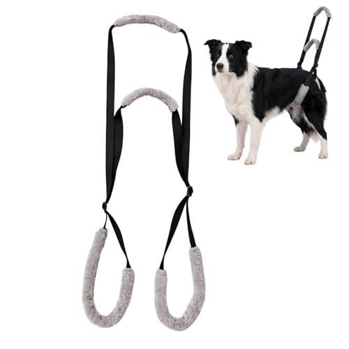 Dog Lifting Harness, Adjustable Assistance Dog Harness, Soft Dog Sling Hind Leg Support for Injured Disabled Senior Dogs Walking & Rehabilitation Aid