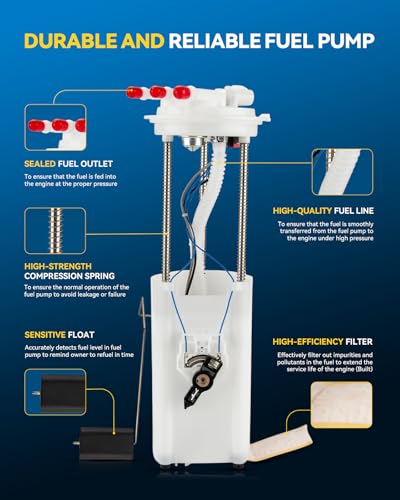 Image of PHILTOP Electric Fuel Pump Assembly FG0072 Fit for Chevrolet Blazer