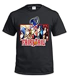 WallScrollPosters Fairy Tail Anime Unisex T-Shirt [Tshirt] FairyTail-27 Black Medium