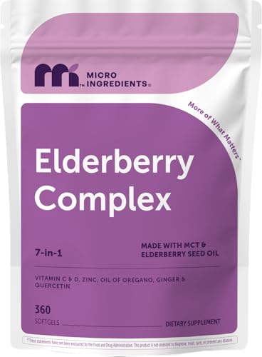 Micro Ingredients Elderberry Complex Softgels
