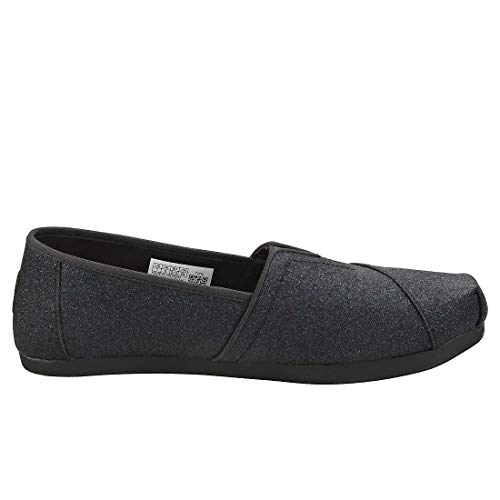 Image of TOMS Womens Alpargata 3.0 Glitter Slip On Flats Casual - Blue - Size 7 B